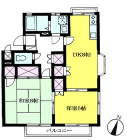 ヴィラ関根A棟の間取り