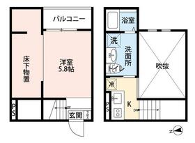 Cuore Sasashimaの間取り
