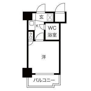 クリオ神奈川新町壱番館の間取り