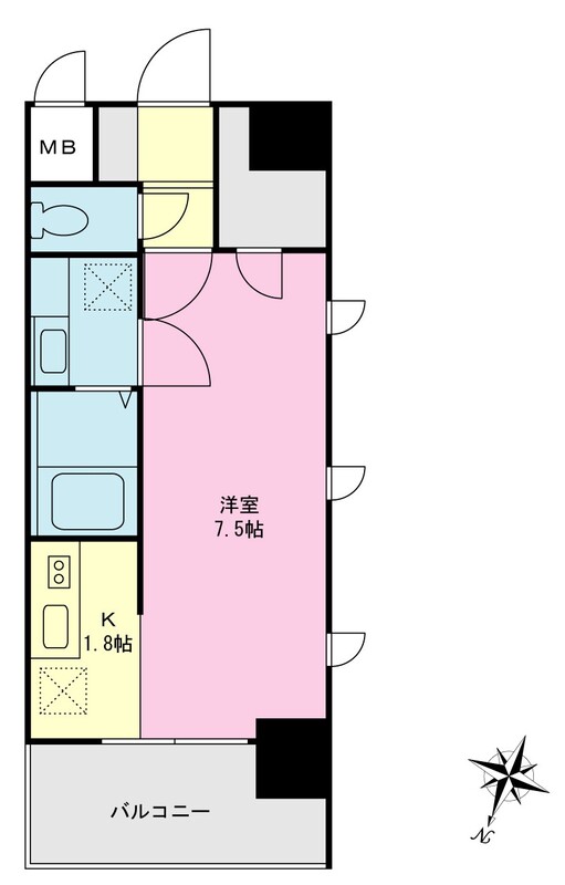 ウイングテラス京急川崎の間取り