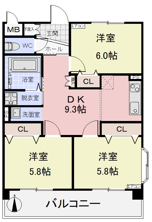 ラ・ブリエ(laburiller)の間取り