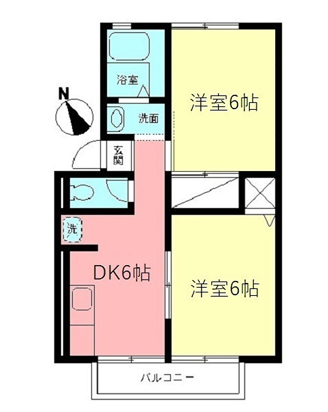 プランドール湘南 Aの間取り
