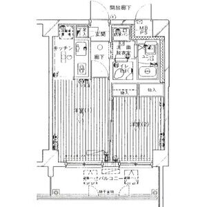 ウィンベルデュエット梅島第四の間取り
