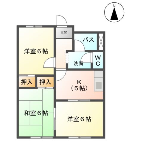 アメニティハウスオガワの間取り