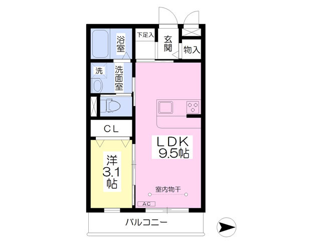 ラ バーゼの間取り