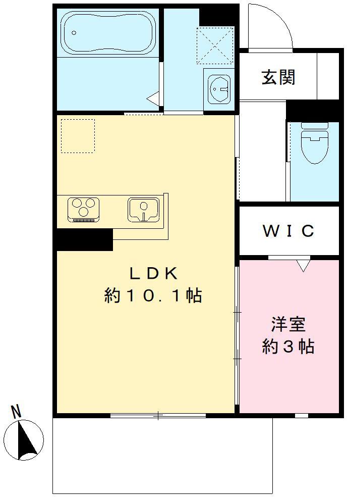 ルミエール真栄房の間取り