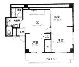 横須賀サンハイツの間取り