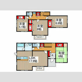 江戸川台ライフタウン戸建の間取り