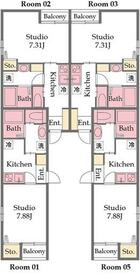 プランドールⅢの間取り