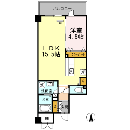 グリシーヌの間取り
