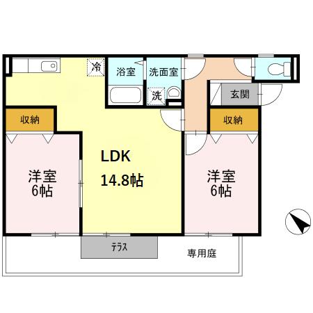 アプリコットハウスの間取り