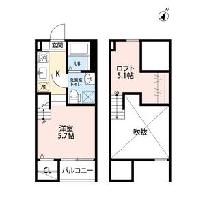 St ZUCCA(エスティーズッカ)の間取り