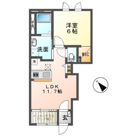 仮)取手市駒場3丁目新築アパートの間取り