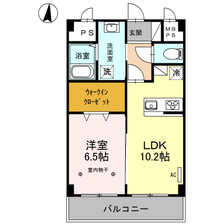 CREA元今泉の間取り