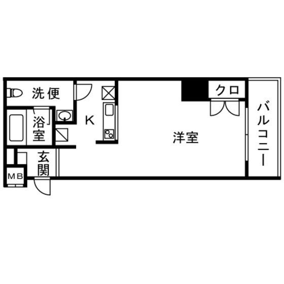 ＡＺＥＮＩＡ・503号室の間取り