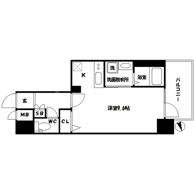 プレサンス立売堀パークシティの間取り