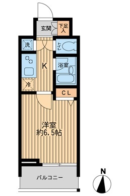 ＨＦ早稲田レジデンス・0410号室の間取り
