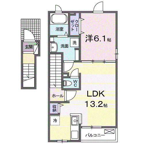 モカ ⅩⅠの間取り