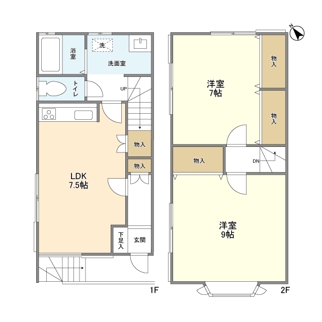 フラットＭあざみ野の間取り