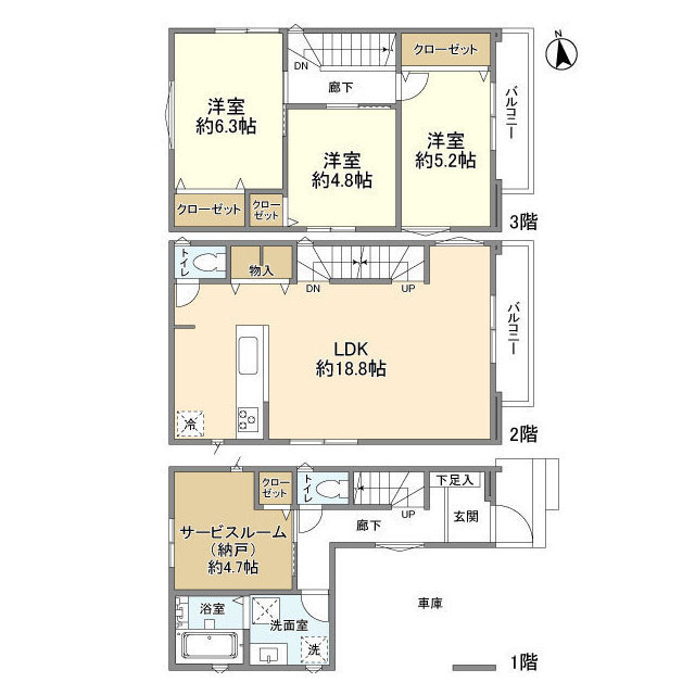 Kolet日野#09の間取り