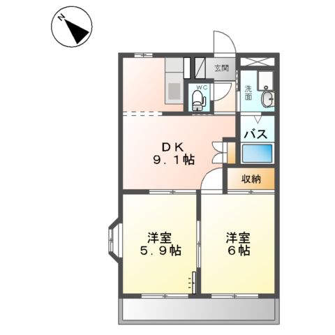 ルミナスハイムの間取り