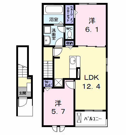 セシルⅡの間取り