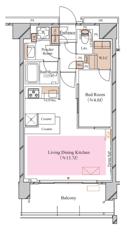 ブランシエスタ糀谷・0402号室の間取り
