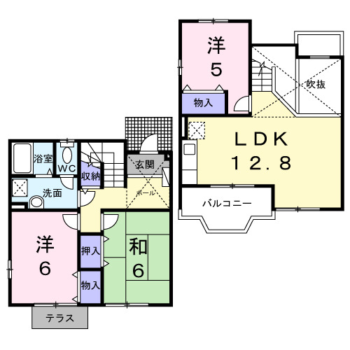 ツインコートⅡの間取り