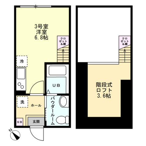 シエロ衣笠の間取り