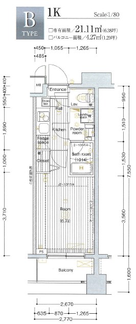 エル・グランジュテ横濱の間取り