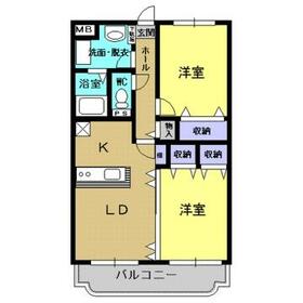 Y&Mアン・シャーリーB棟の間取り