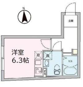 ＡＬＢＡ志茂・402号室の間取り