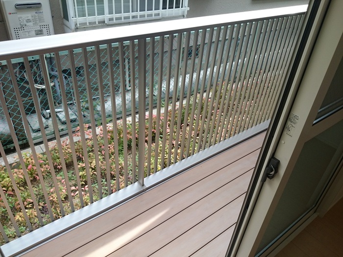 12/27 バルコニー