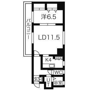 L.A上前津の間取り