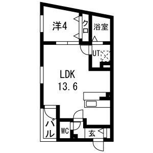 メルヴェイユ大日の間取り