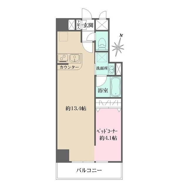 フレア・Fの間取り