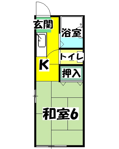 コーポハシヤの間取り