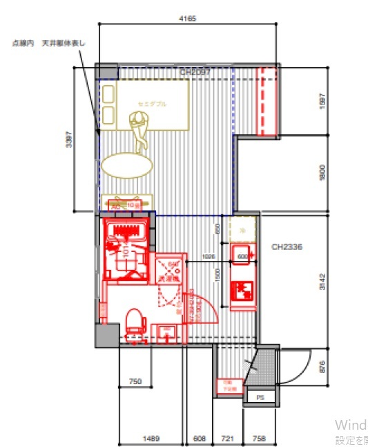 慶応マンションの間取り