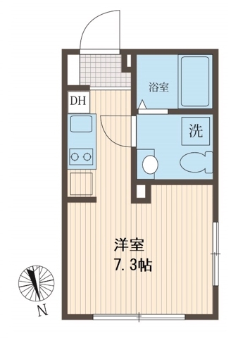 Liberte荒川の間取り