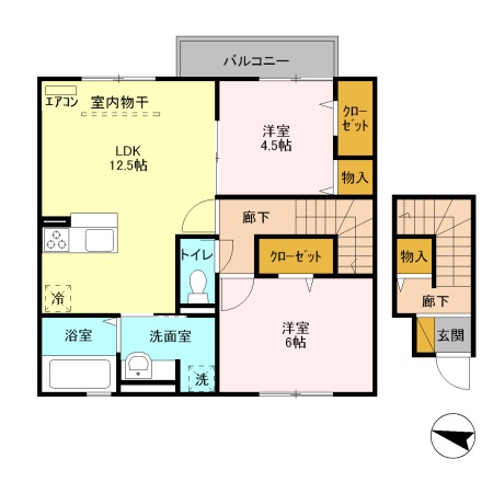 エステート Ⅴの間取り