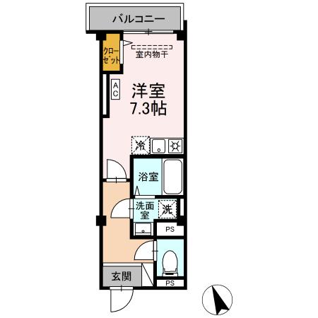 Skey residence塚越の間取り