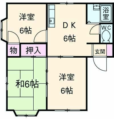 嵐山リバーサイド2の間取り