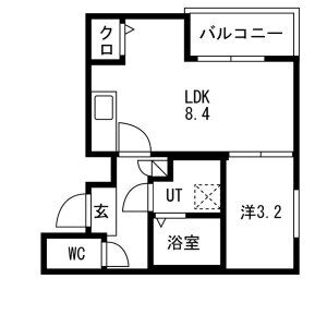 MOVE八田SOUTHの間取り