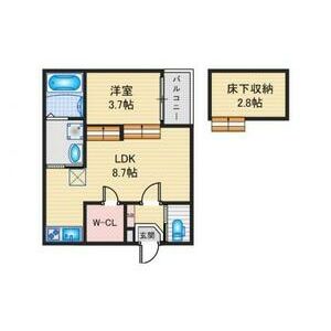 ハーモニーテラス荒子の間取り