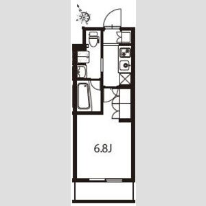 アジールコート東大井の間取り