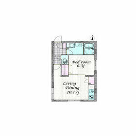 Ｂｒａｎｃｈｅ代田橋・103号室の間取り