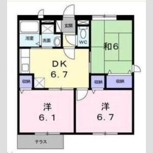 フォレストパークⅡの間取り