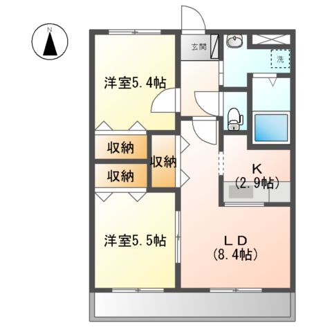 ノーヴァ21の間取り