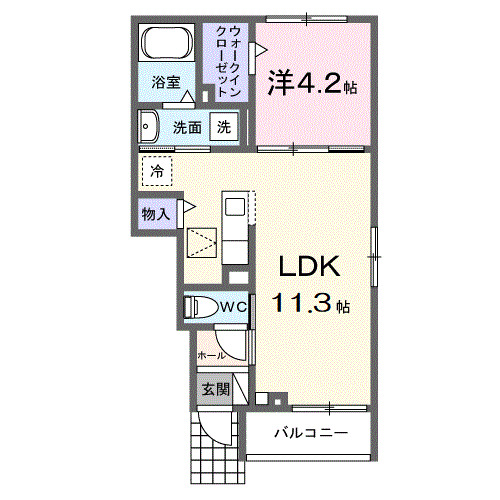 レフィナードの間取り