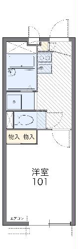 レオパレスヴィフの間取り